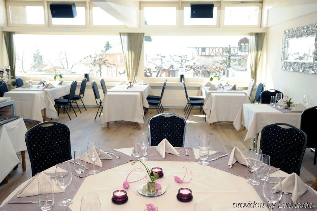 Hotel Baeren Sigriswil Restoran fotoğraf